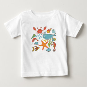 Come To The Sea Shore! Baby Bodysuit