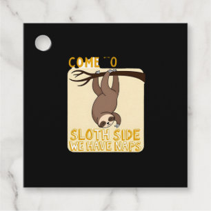 Come To The Sloth Side T-Shirt - Funny Sloth Pun ( Favour Tags