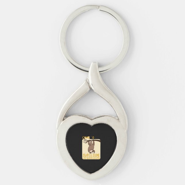 Come To The Sloth Side T-Shirt - Funny Sloth Pun ( Key Ring (Front)