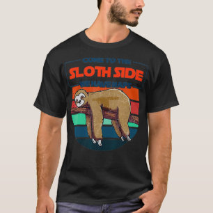 Come To The Sloth Side We Have Naps Sloth Vintage T-Shirt