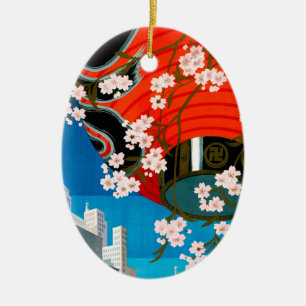 Come to Tokyo Ceramic Tree Decoration