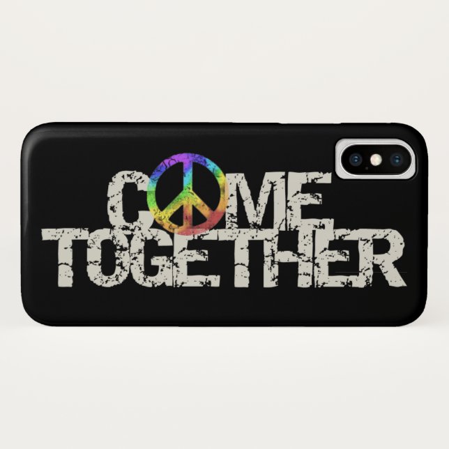 Come Together | Peace and Unity iPhone case (Back (Horizontal))