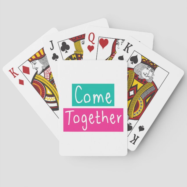 Come Together Playing Cards (Back)
