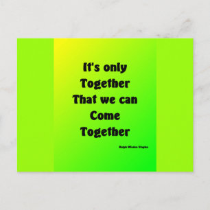 come together postcard