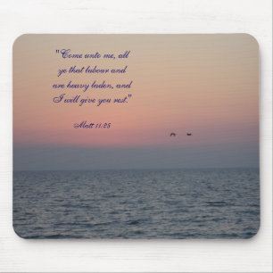 "Come unto me, all ye that labour ... Mouse Mat
