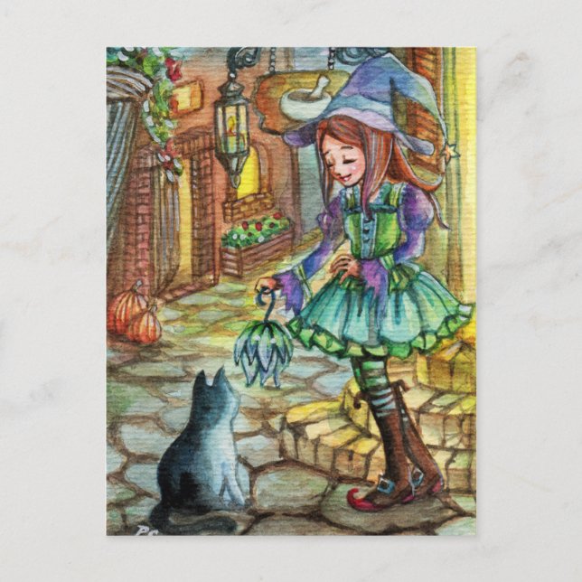 Come with me Kitty Postcard (Front)