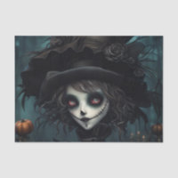 Come With Me Woman Scarecrow Decoupage Paper 