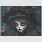 Come With Me Woman Scarecrow Decoupage Paper 