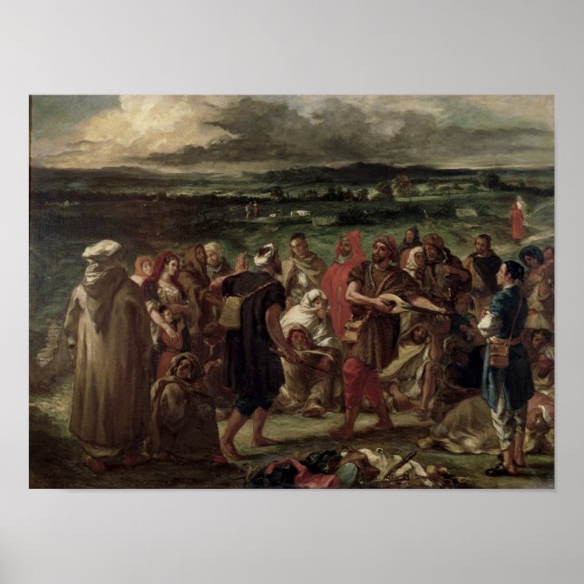 Comedians or Arabic Buffoons, 1848 Poster (Front)