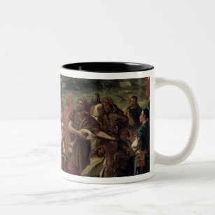 Comedians or Arabic Buffoons, 1848 Two-Tone Coffee Mug