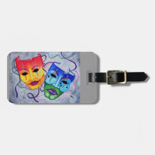 Comedy and Tragedy Luggage Tag