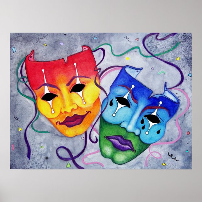 Comedy and Tragedy Poster (Front)