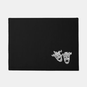 Comedy and Tragedy Silver Theatre Doormat