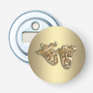 Comedy and Tragedy Theatre Bottle Opener