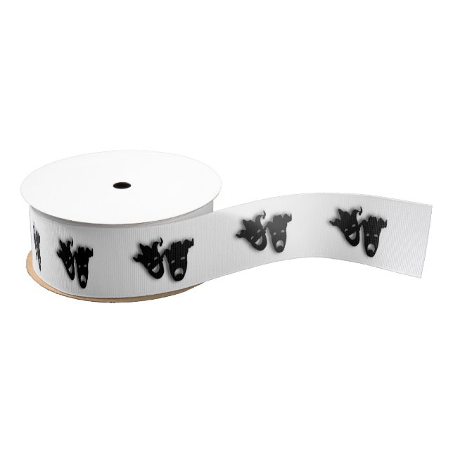 Comedy and Tragedy Theatre Grosgrain Ribbon (Spool)