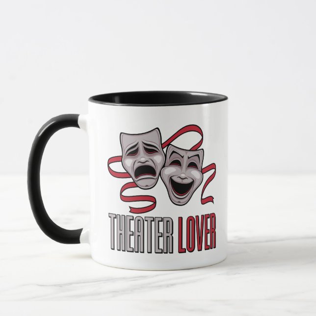 Comedy And Tragedy Theatre Lover Mug (Left)