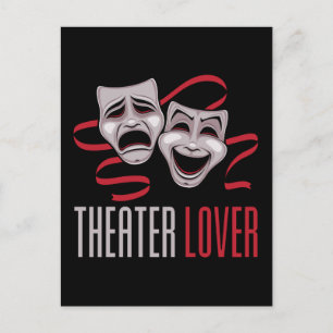 Comedy And Tragedy Theatre Lover Postcard