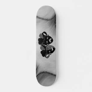 Comedy and Tragedy Theatre  Masks Silver Skateboard