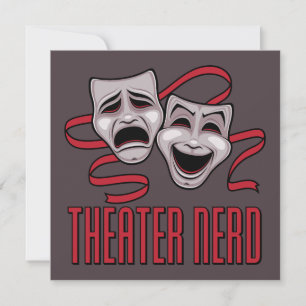 Comedy And Tragedy Theatre Nerd Card