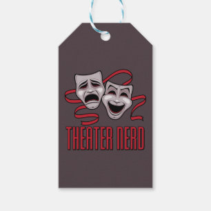 Comedy And Tragedy Theatre Nerd Gift Tags