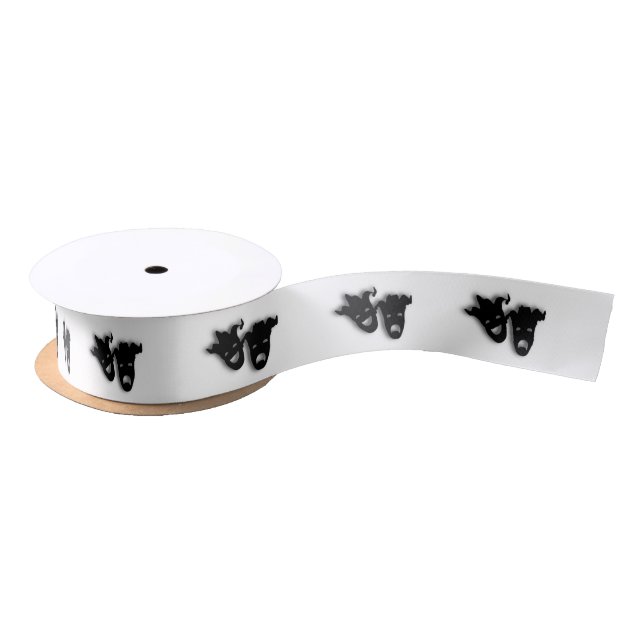 Comedy and Tragedy Theatre Satin Ribbon (Spool)