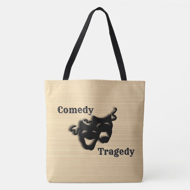 Comedy and Tragedy Theatre Tote Bag (Front)