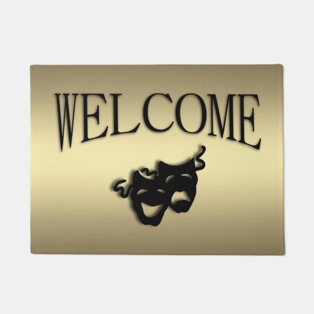 Comedy and Tragedy Theatre Welcome Doormat (Front)
