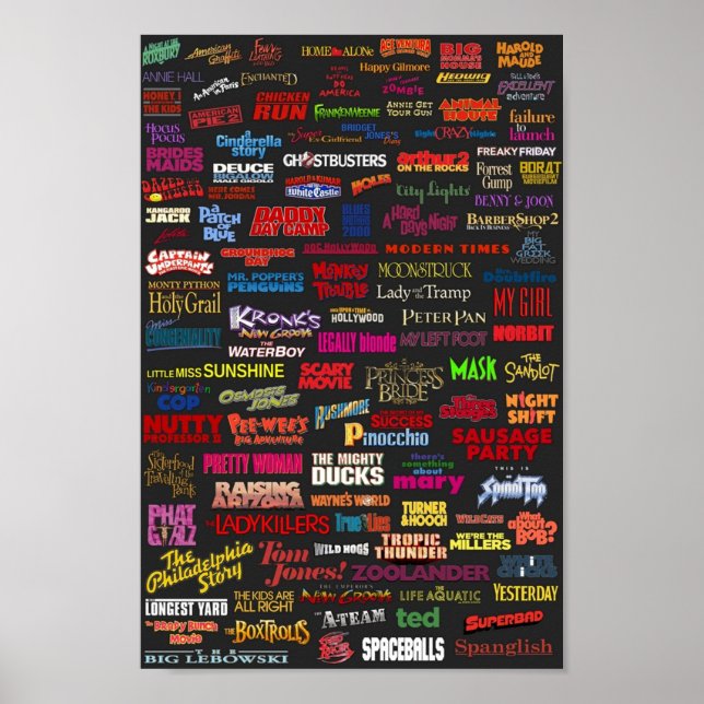 Comedy Movies Poster (Front)