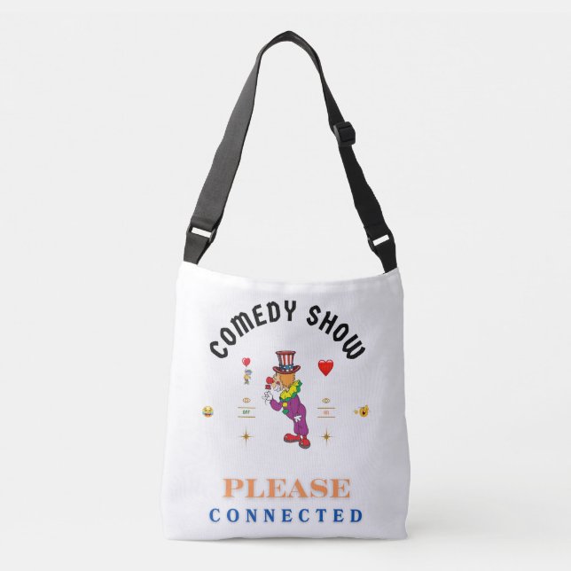 COMEDY SHOW CROSSBODY BAG (Front)