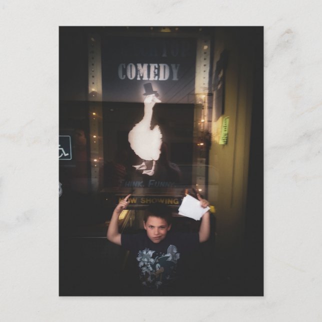 Comedy Show Family Night Postcard (Front)