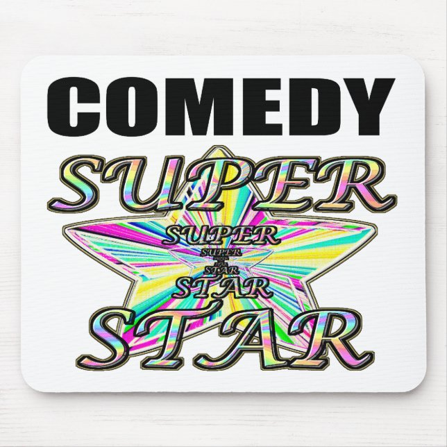 Comedy Superstar Mouse Mat (Front)