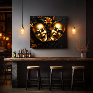 Comedy & Tragedy Canvas Print