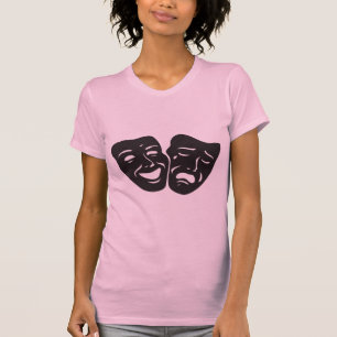 Comedy Tragedy Drama Theatre Masks T-Shirt