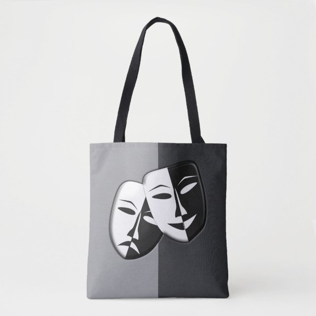 Comedy tragedy Mask --Tote Bag (Front)