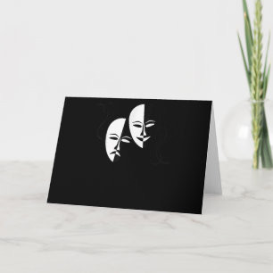 Comedy Tragedy Masks Actor Gift Card