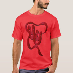 Comedy Tragedy Red Theatre Mask Men's Red T-shirt