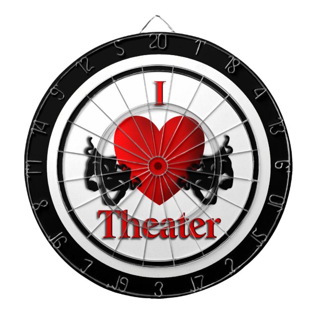 Comedy & Tragedy Regulation Dart Board (Front)