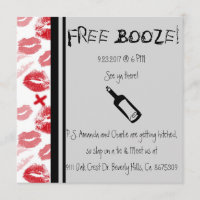 Comedy Wedding Invitation, Humour