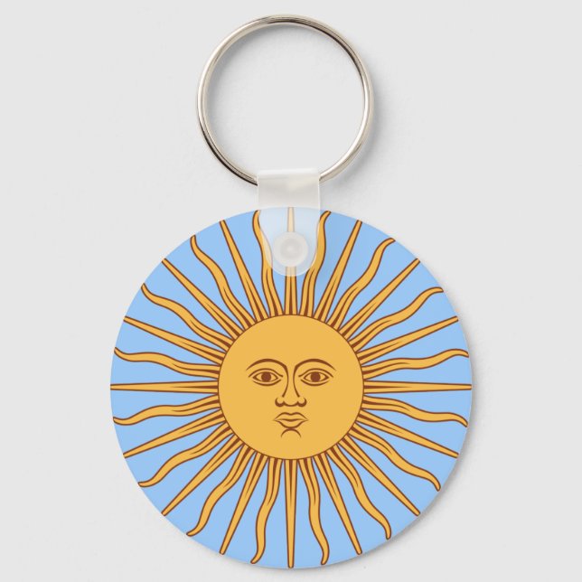 Comes the Sun Icon Decor Key Ring (Front)