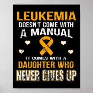 Comes With A Daughter Who Never Gives Up T  Poster