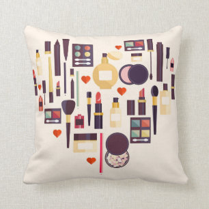 Comestics Heart Cushion