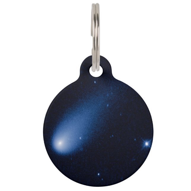 comet and stars pet tag (Front)