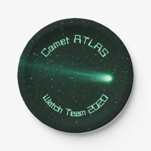 Comet ATLAS Watch Team 2020 Paper Plate