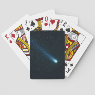 Comet in Night Sky Playing Cards