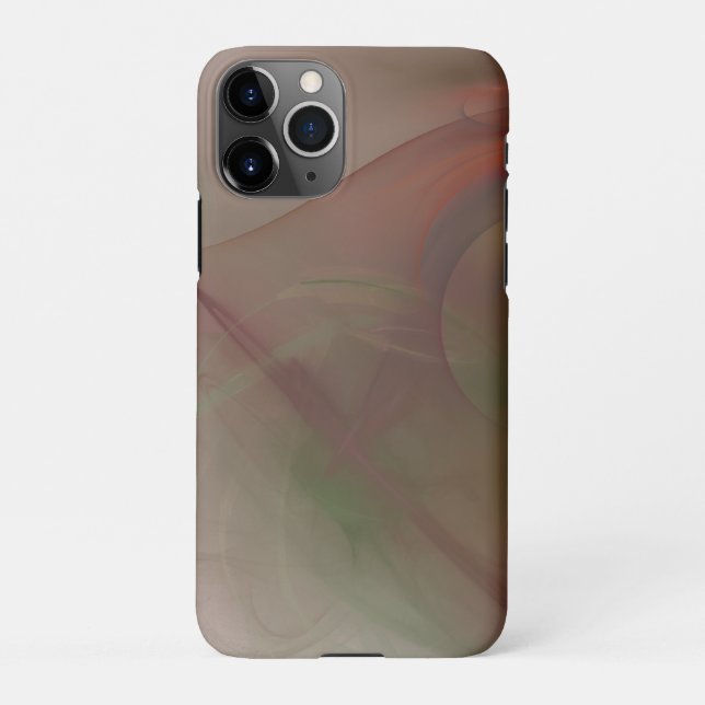 Comet of the Wolf abstract art  iPhone Case (Back)