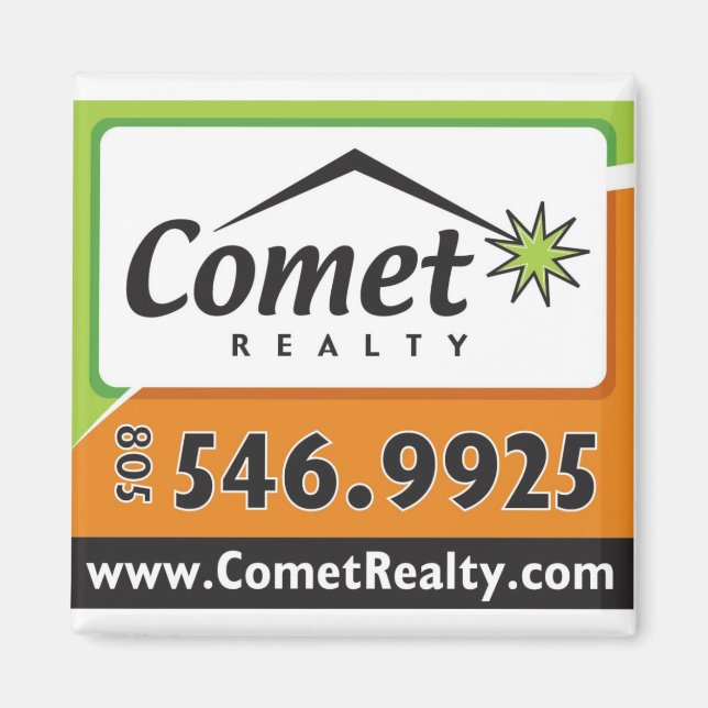 Comet Realty magnet (Front)