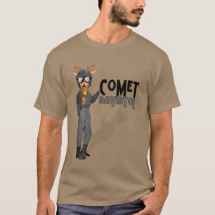 Comet Santa's Reindeer The Aviator T-Shirt