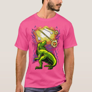 Comet Trex Art Cool Rave Music Techno Dance Edm Lo T-Shirt