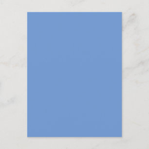 Comflower Blue #6B95D0, Cold Purple Holiday Postcard