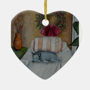comfort and joy ceramic tree decoration